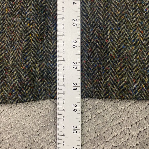 Magee Tailored Donegal Tweed Herringbone Blazer Men's 42S Green Speckled - Picture 15 of 15